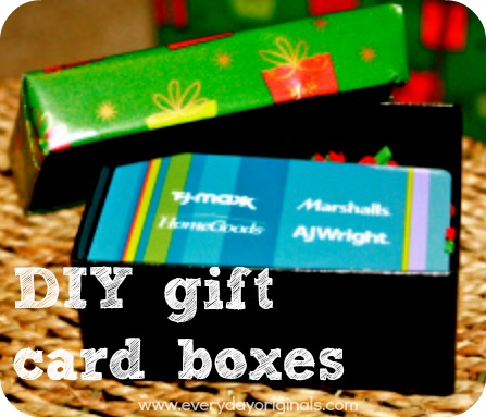 diy gift card boxes