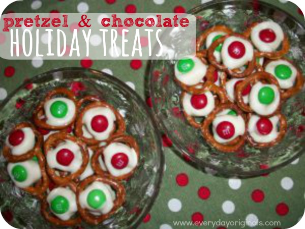pretzel & chocolate holiday treats