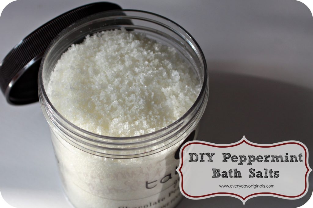 DIY Peppermint Bath Salt