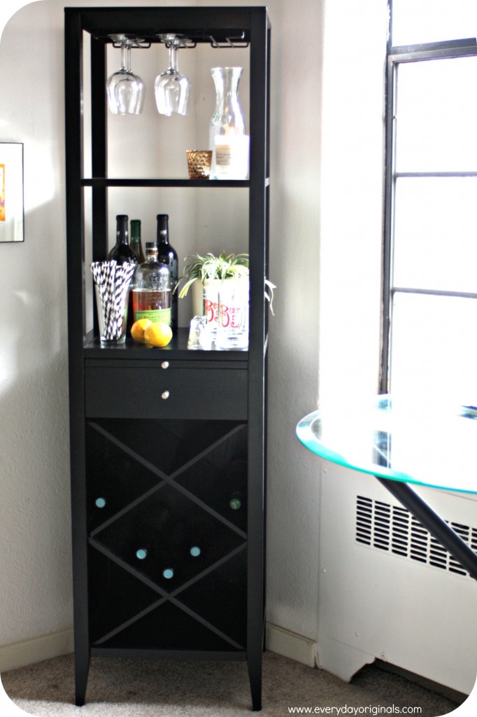 crate and barrel wine rack