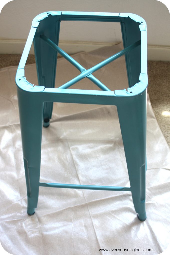 stool painted