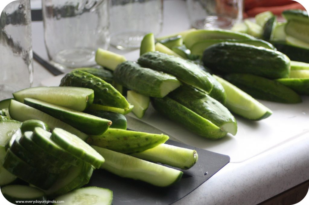 sliced pickles