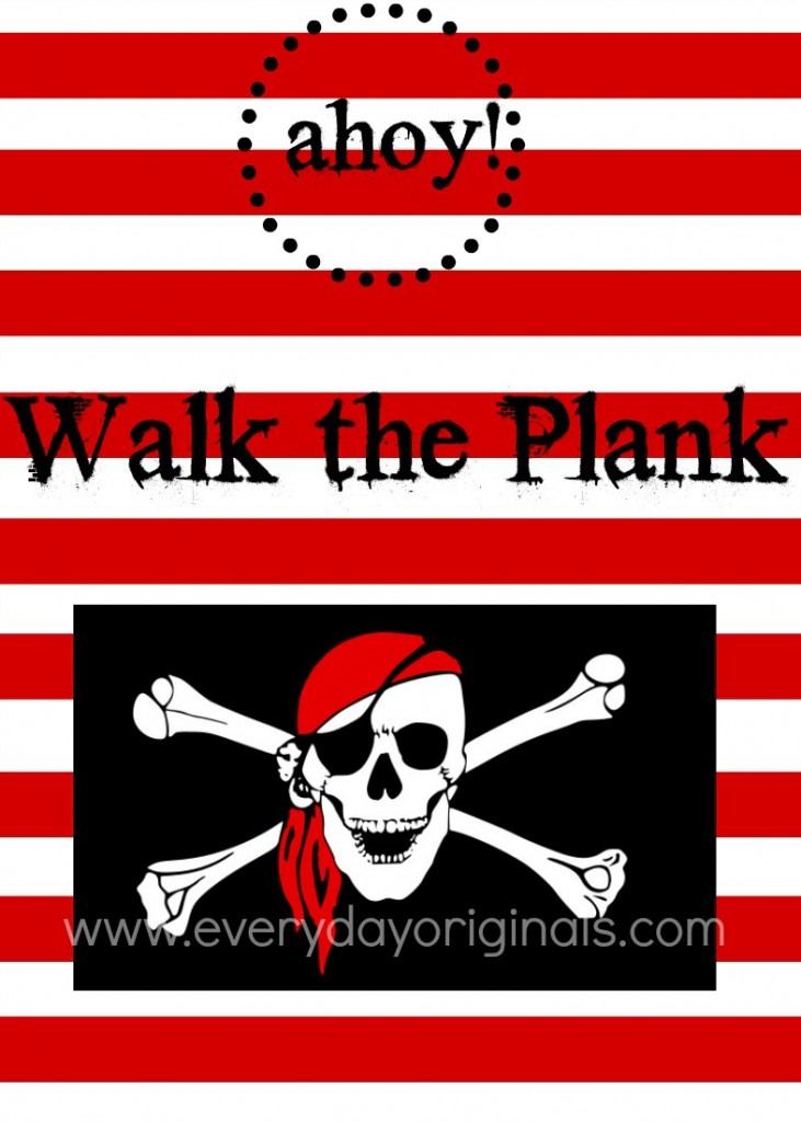DIY Pirate Activity Signs