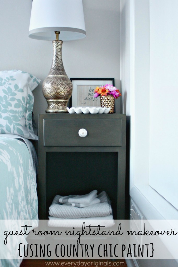 Guest Room Nightstand Makeover