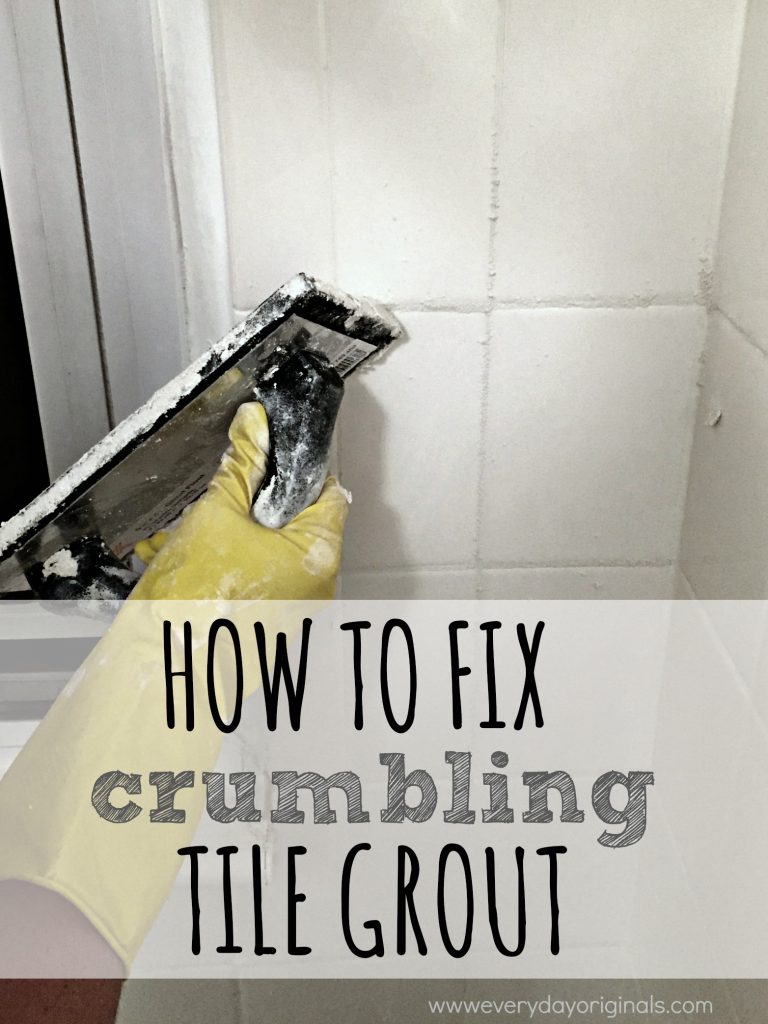 How to Fix Crumbling Tile Grout
