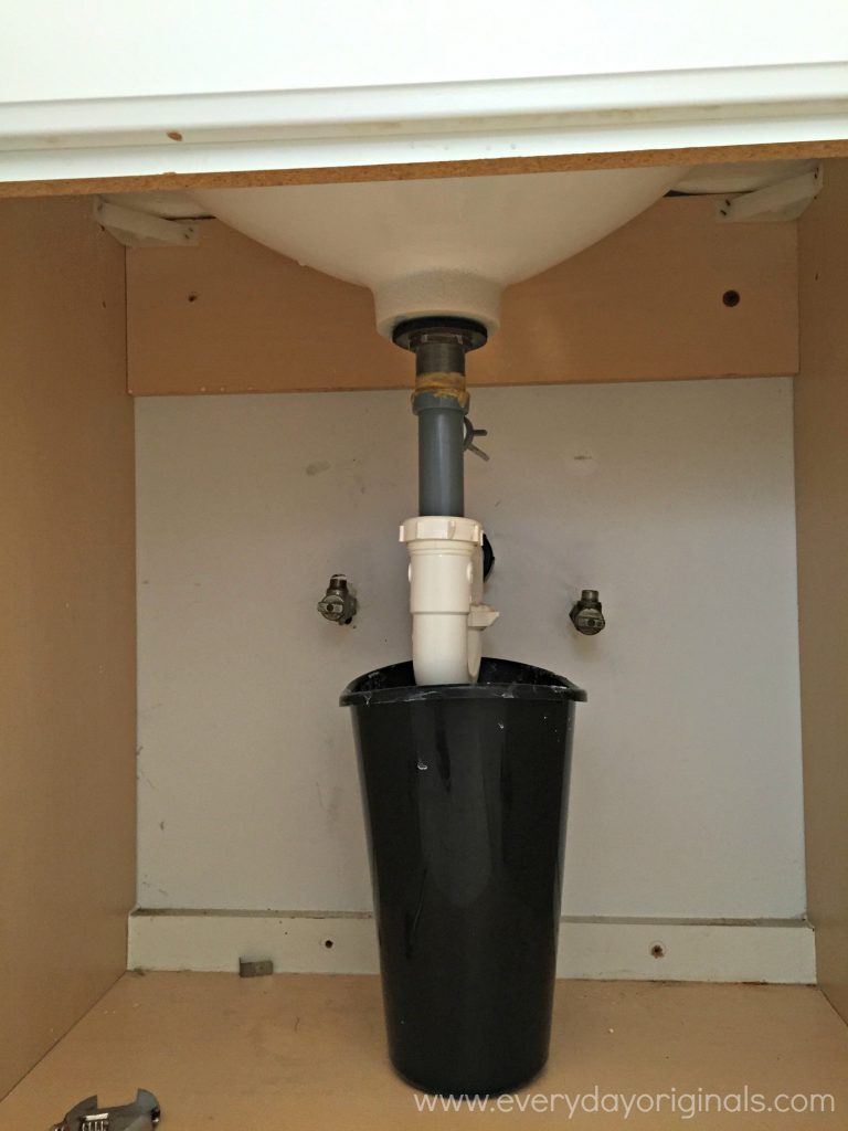 Removing Sink Pipes