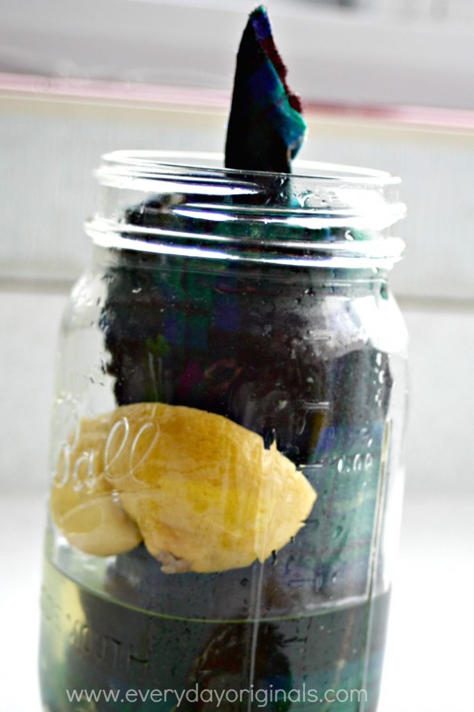 Lemon Cleaning Wipes Jar