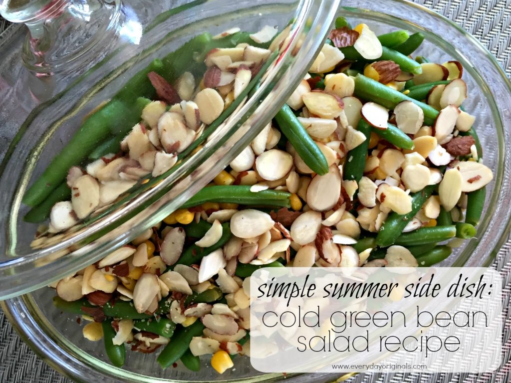 Simple Summer Side Dish Cold Green Bean Salad Recipe