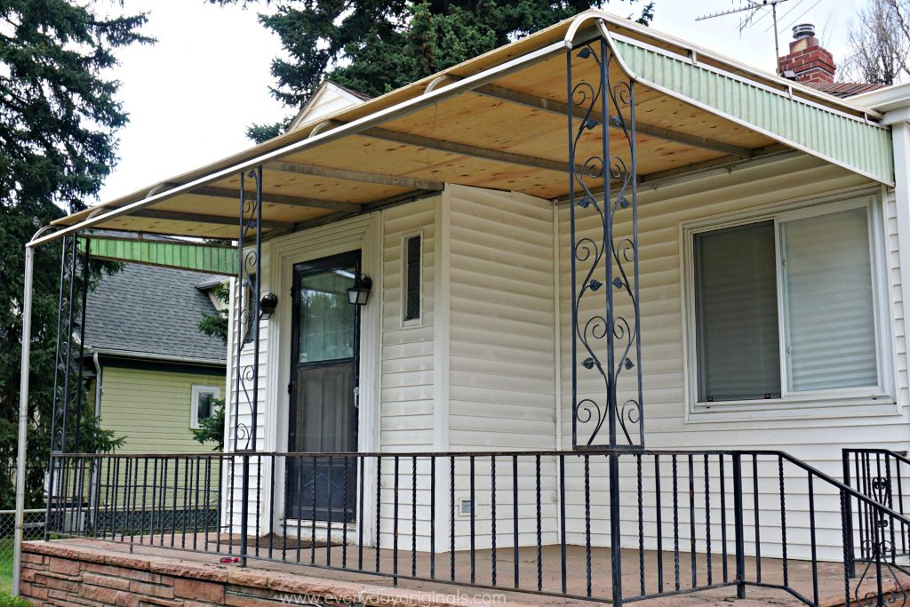 Plywood roof